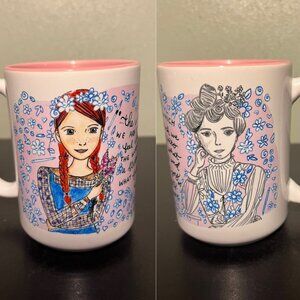 ANNE OF GREEN GABLES  Anne Shirley & Author Lucy Maud Montgomery Ceramic Mug
